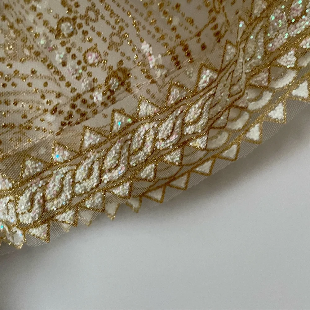 Hello Molly Cream Sequin Mini Dress - Picture 11 of 13